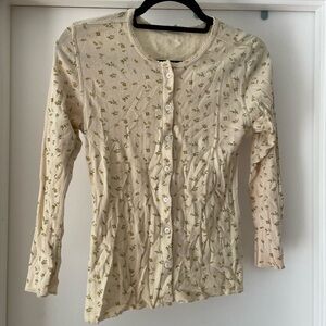 Doen Floral Button Down Top - Size M